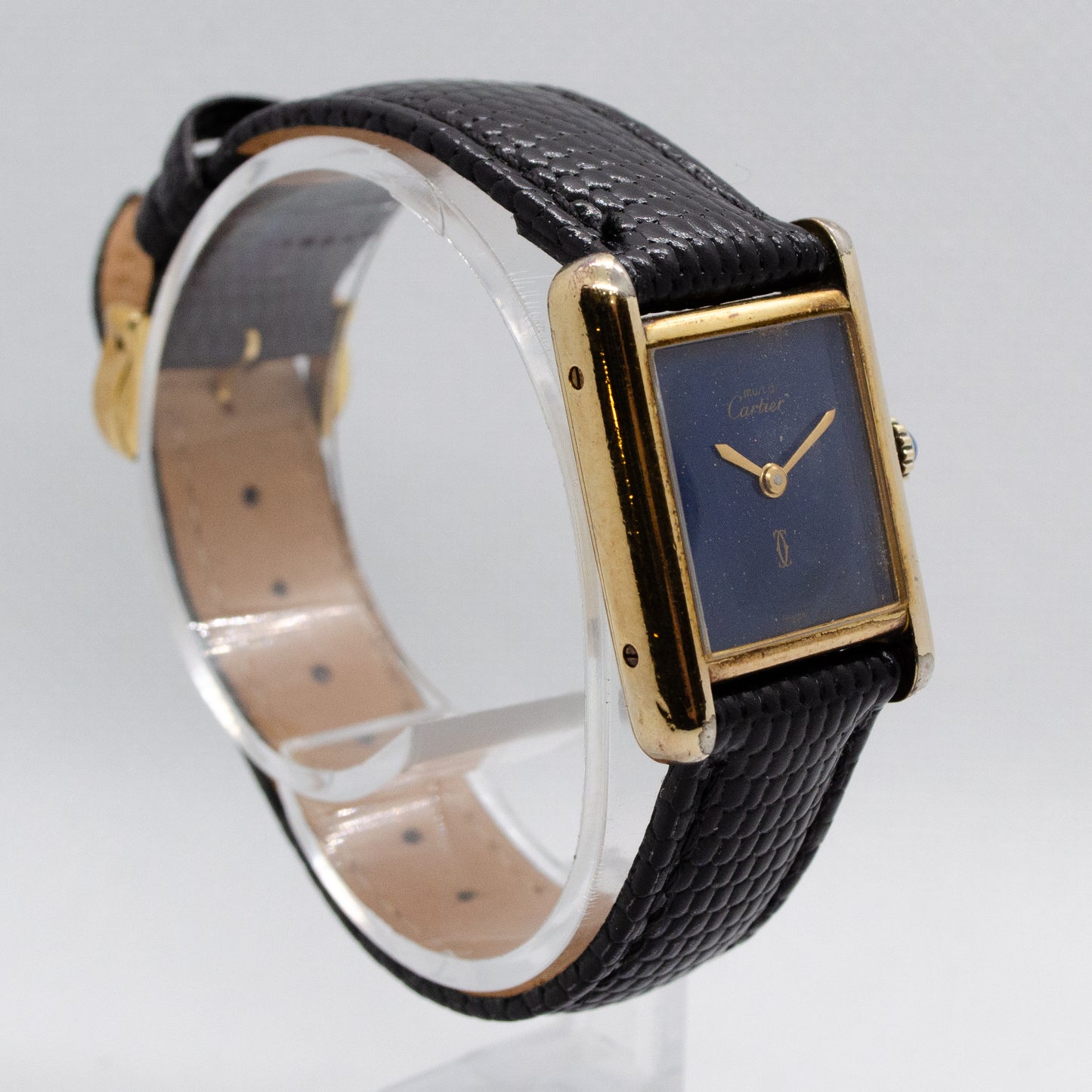Cartier Tank Vermeil Lapis Dial