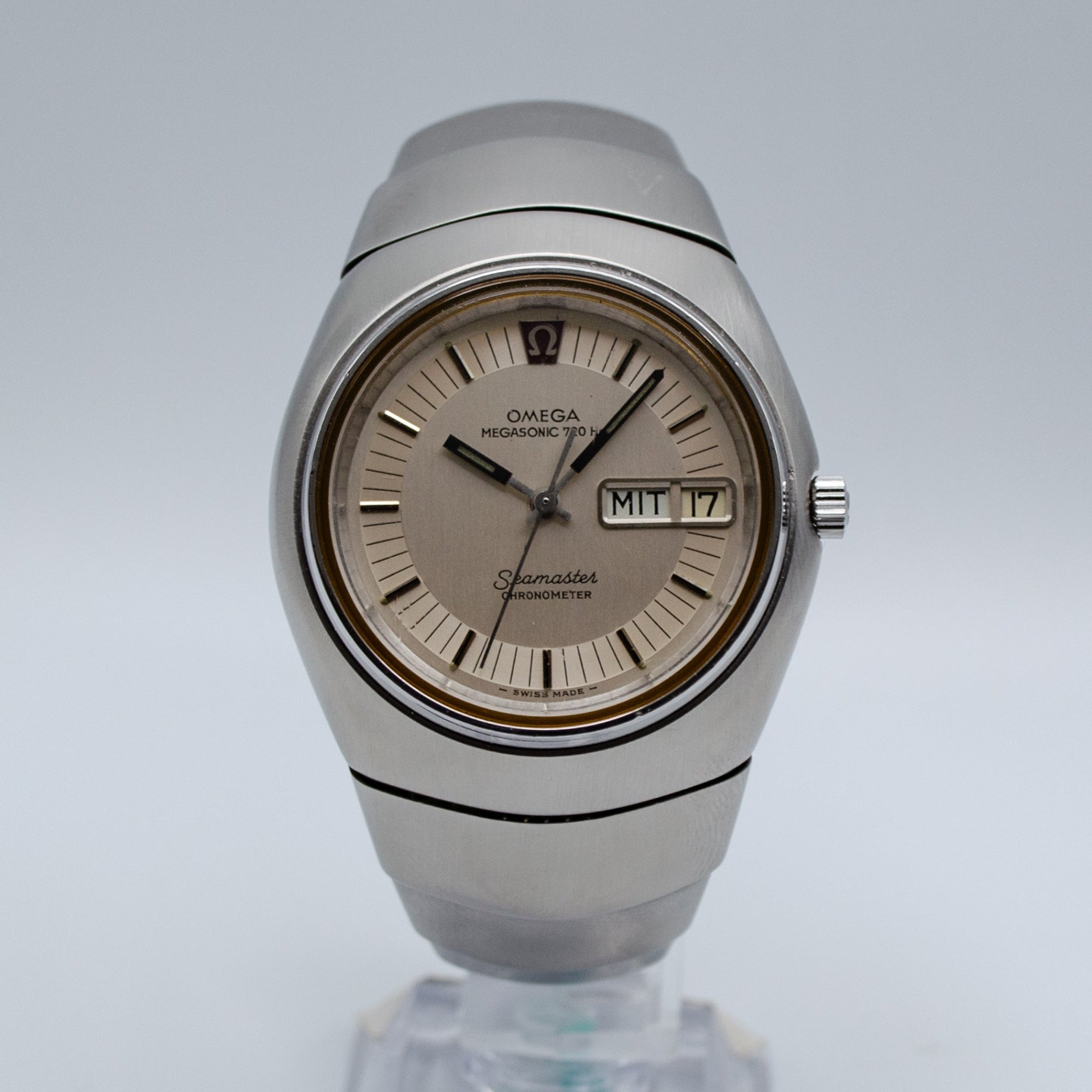 Omega Seamaster MegaSonic 720HZ Lobster – Arlington Watch Works Omega Seamaster MegaSonic 720HZ Lobster – Arlington Watch Works