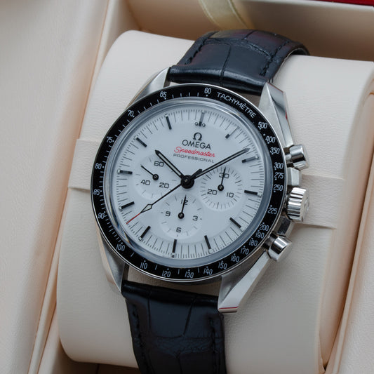Omega Speedmaster Moonwatch White Dial