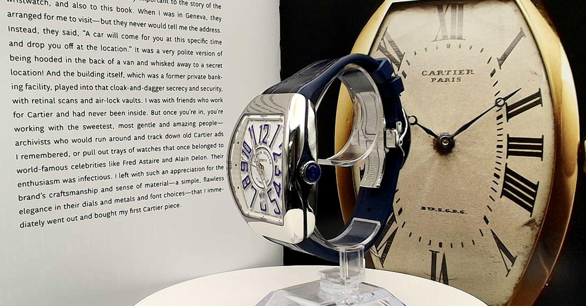 Frank Muller Vanguard Automatic wrist watch on a leather band