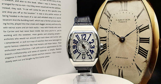 Frank Muller Vanguard Automatic wrist watch on a leather band