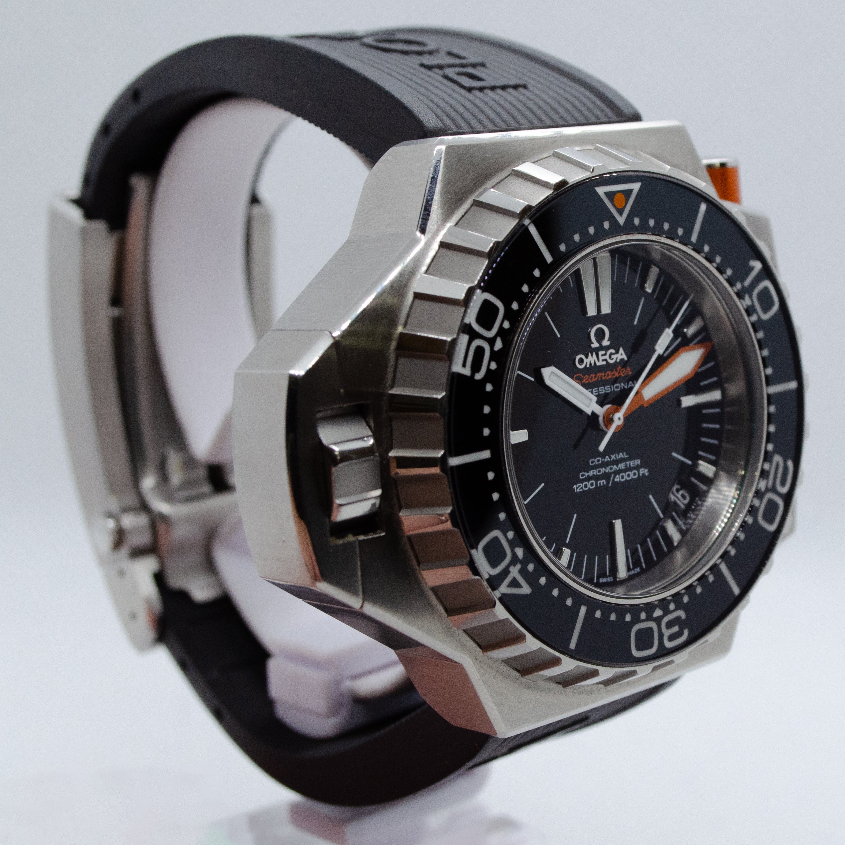 Omega Seamaster Ploprof 1200m Steel Bi Directional Rotating Bezel Watch 224.32.55.21.01.001