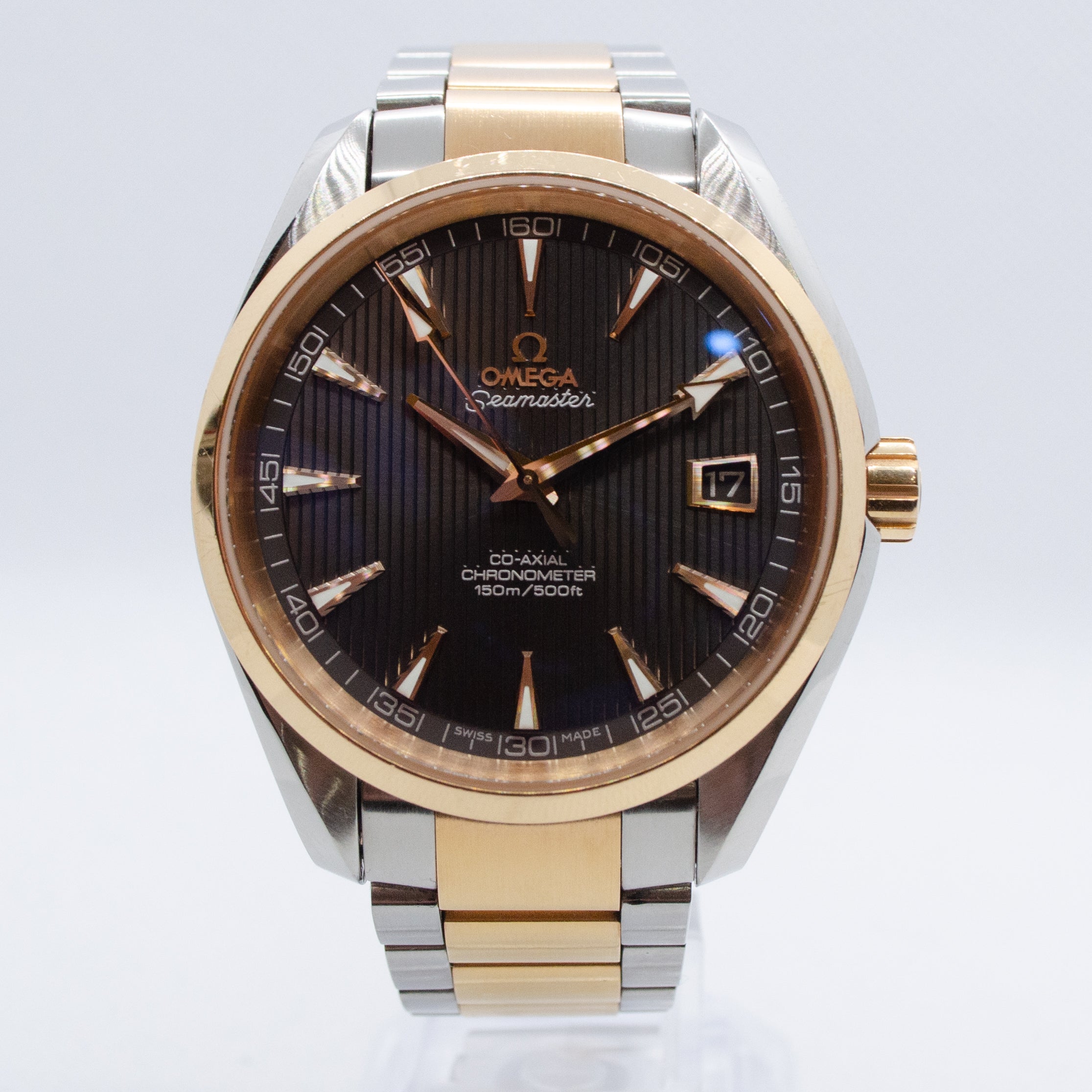 Omega Seamaster Aqua Terra Two Tone Arlington Watch Works