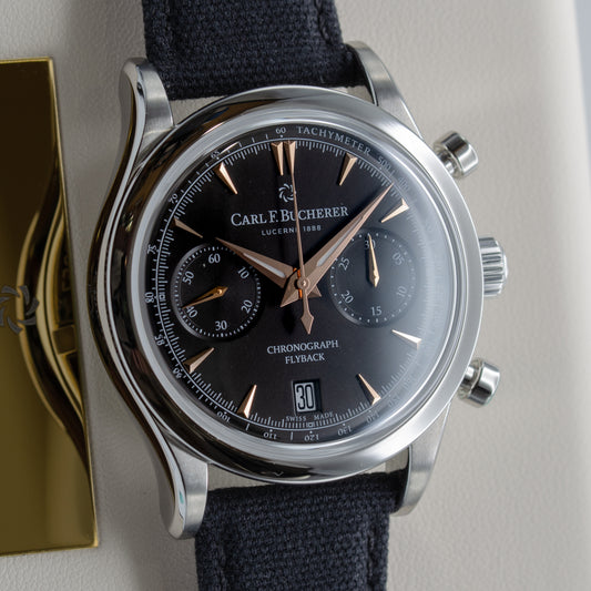 Unworn Carl F. Bucherer Manero Flyback Chronograph