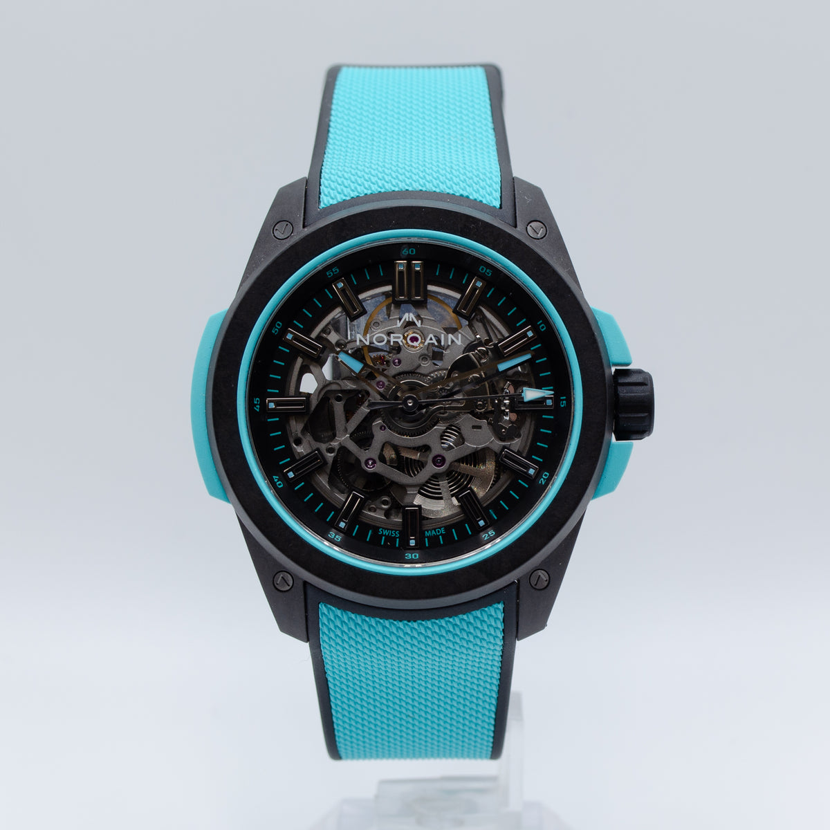Skeleton Turqoise Norqain Wild One Skeleton Turquoise – Arlington Watch Works