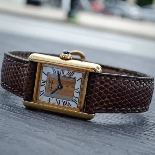 Cartier Tank Vermeil "Trinity"