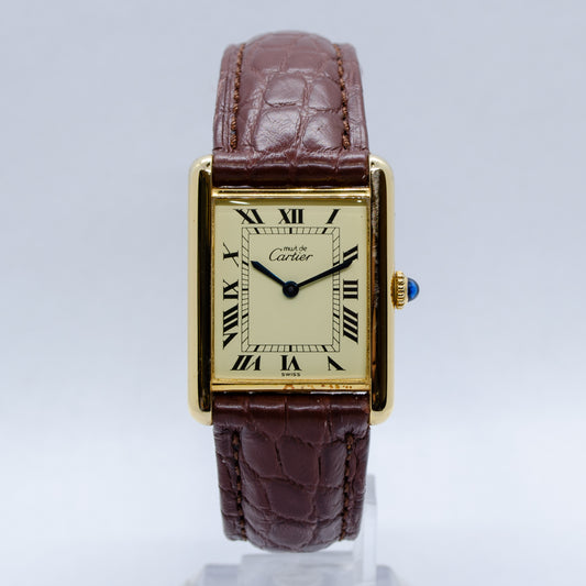 Cartier Tank Must De Cartier Vermeil