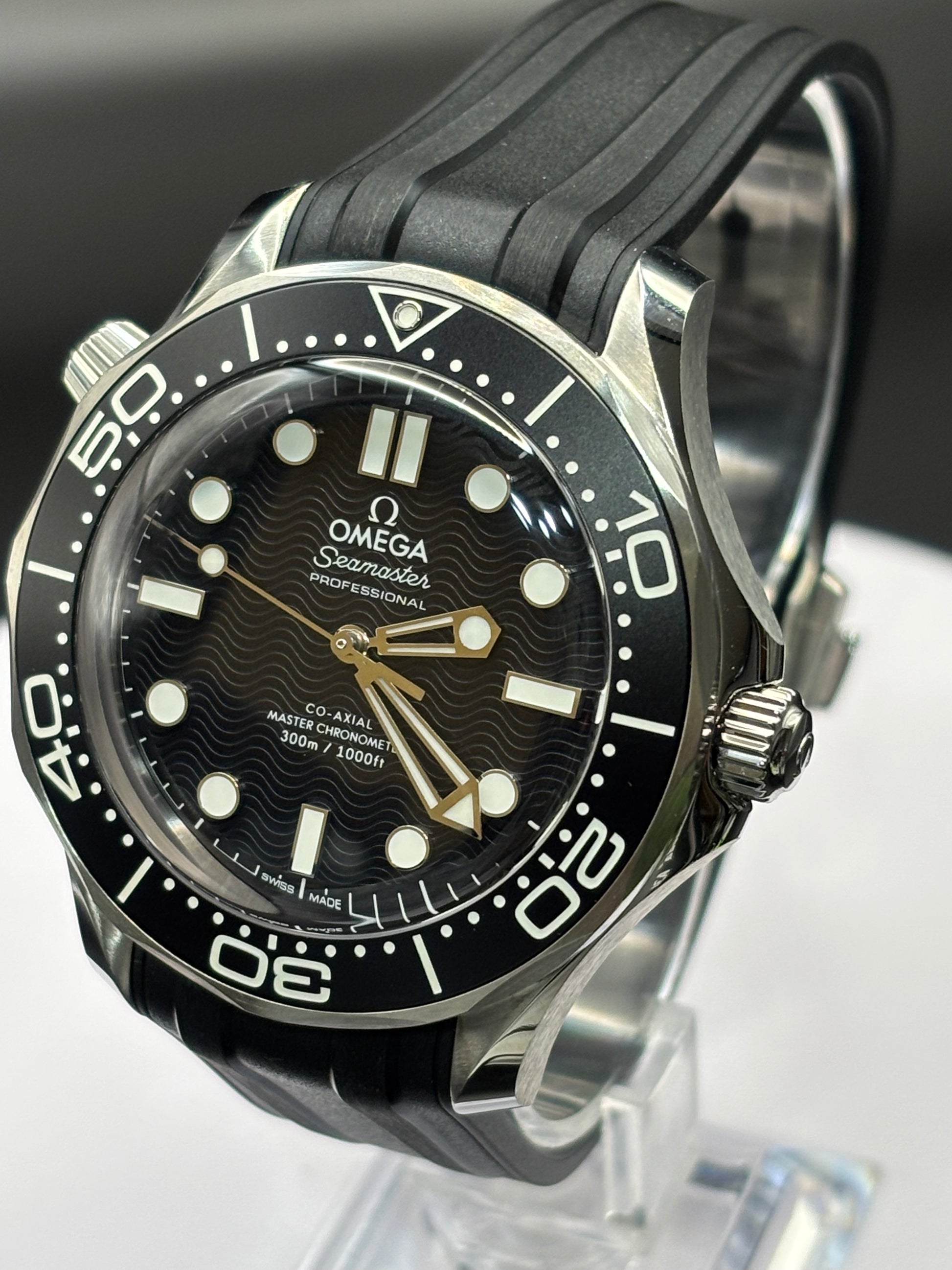 Omega Seamaster 300M Watch on Rubber Strap