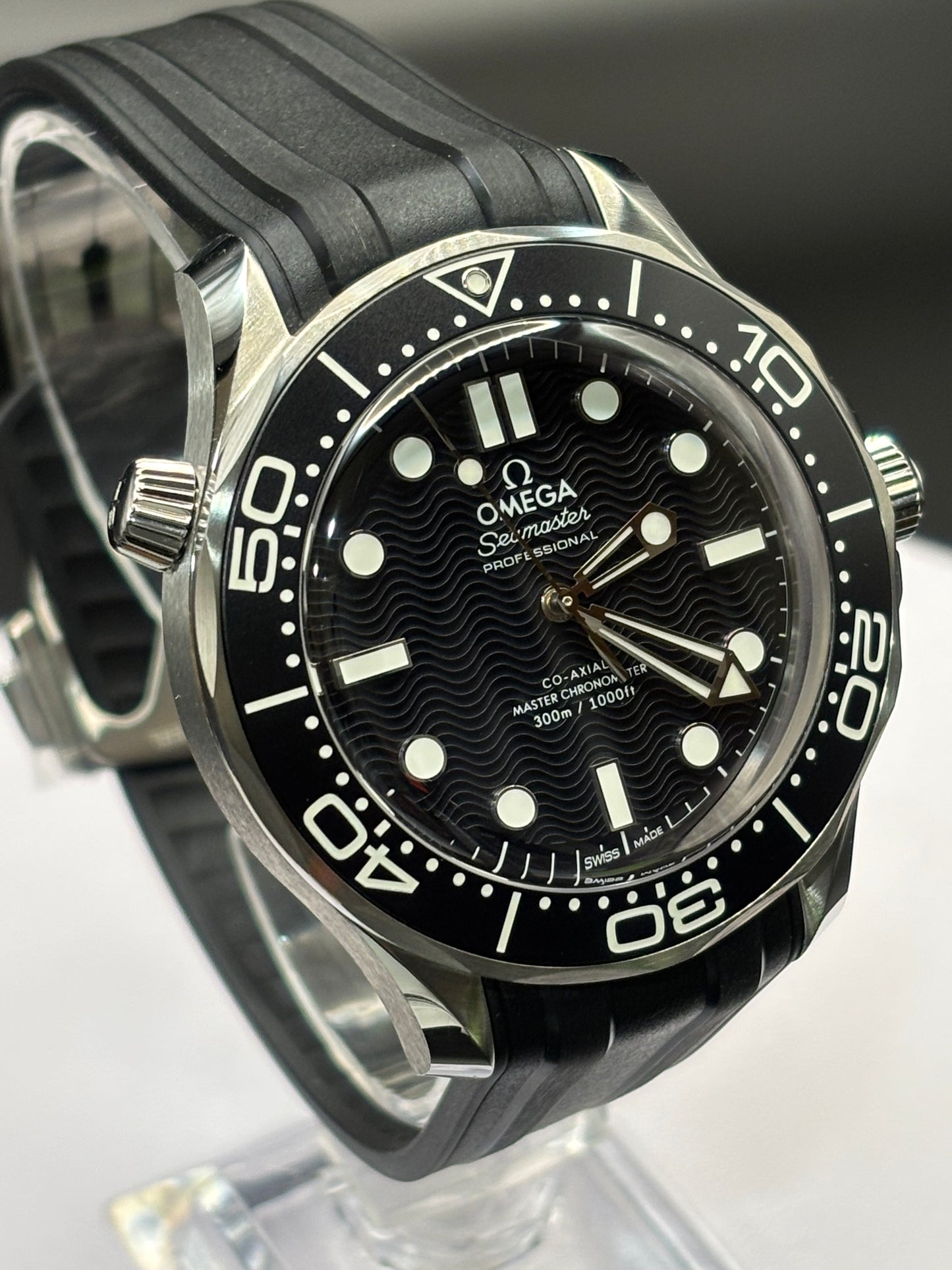 Omega Seamaster 300M Watch on Rubber Strap