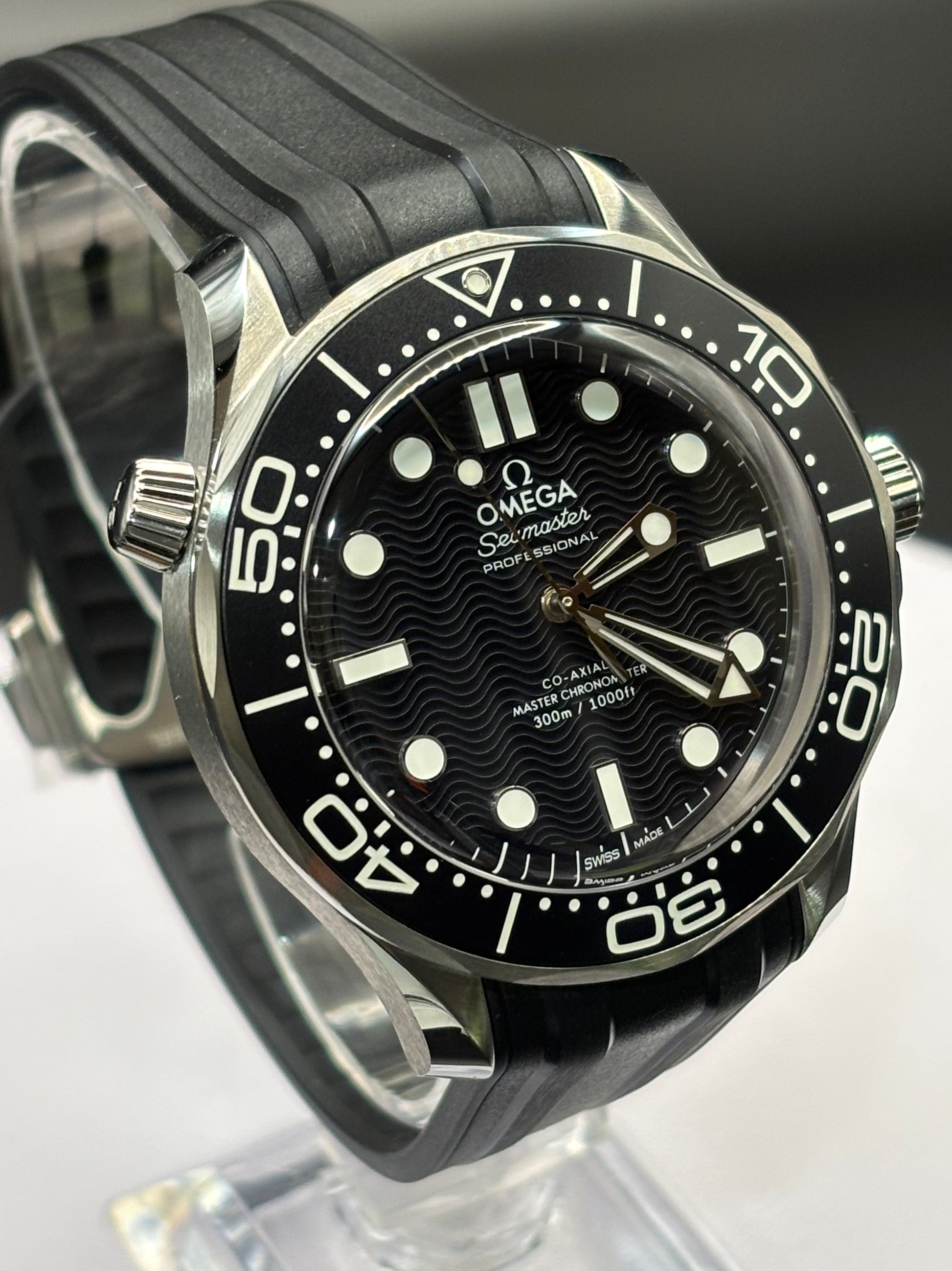 Omega Seamaster 300M Watch on Rubber Strap