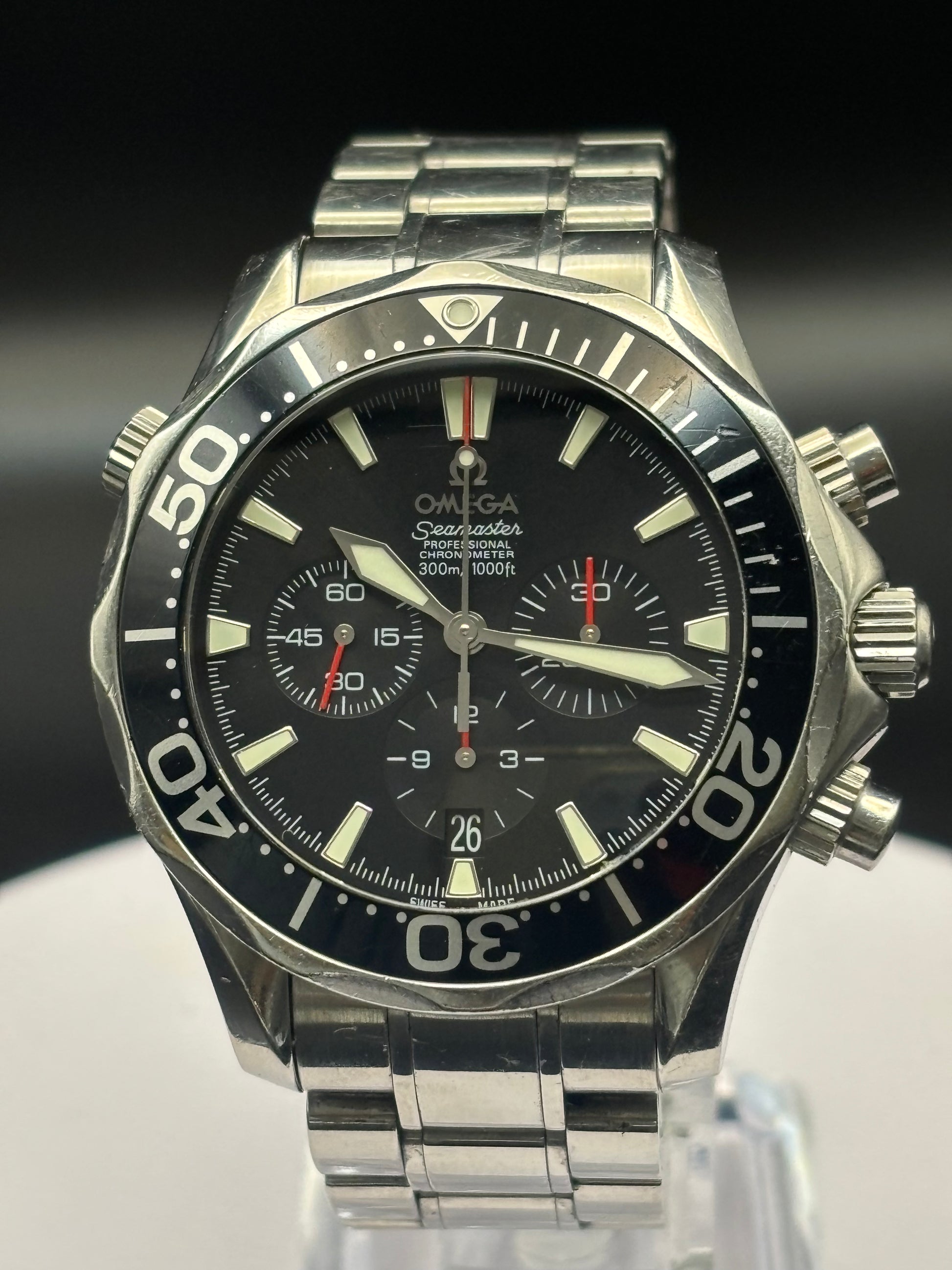 Omega Seamaster Professional watch on Steel bracelet.