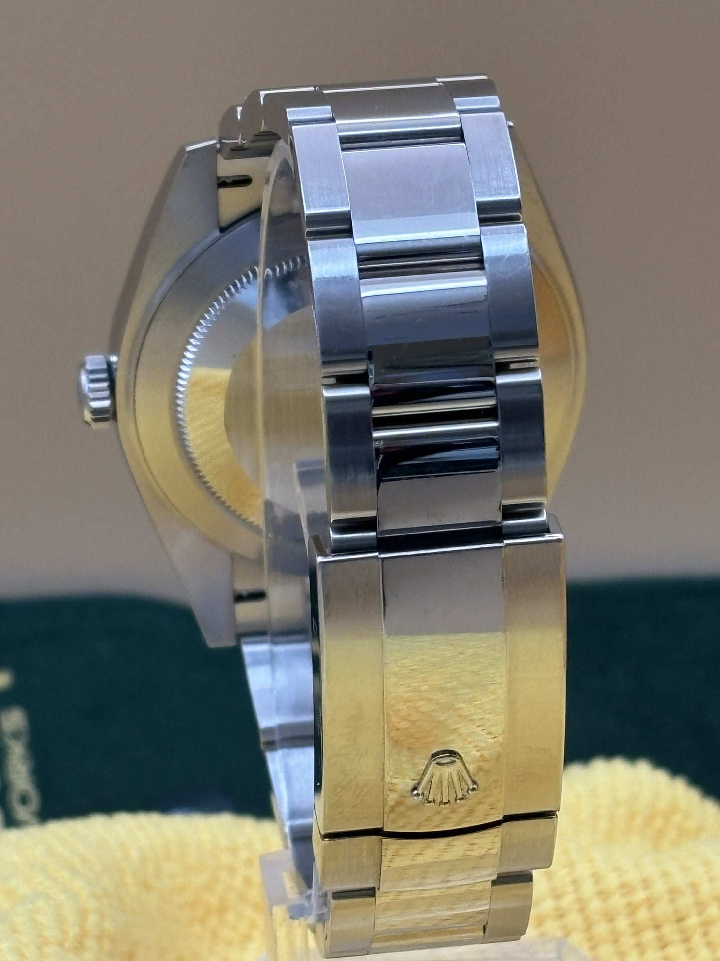 Rolex Datejust "Wimbledon" with Oyster steel bracelet watch.