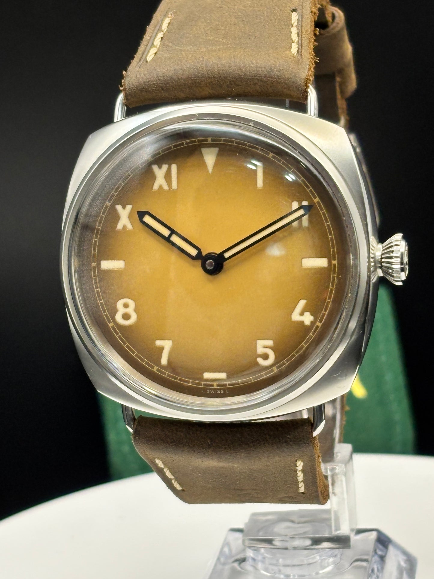 Panerai Radiomir California watch on a leather strap.