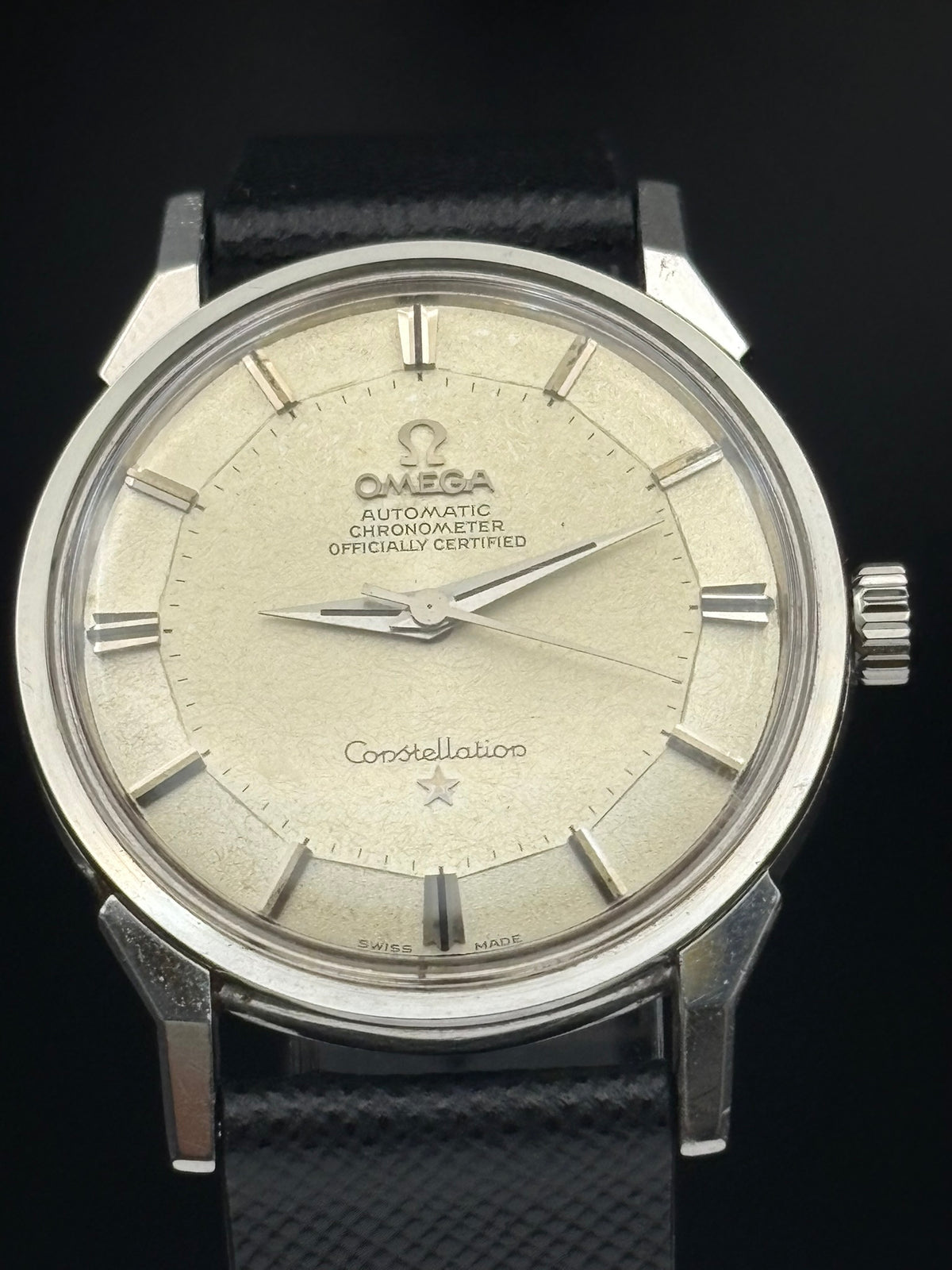 Omega Constellation pie pan
