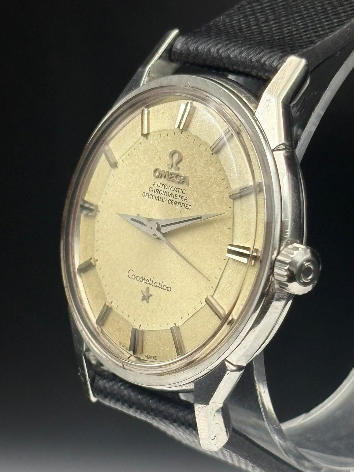 Omega Constellation pie pan