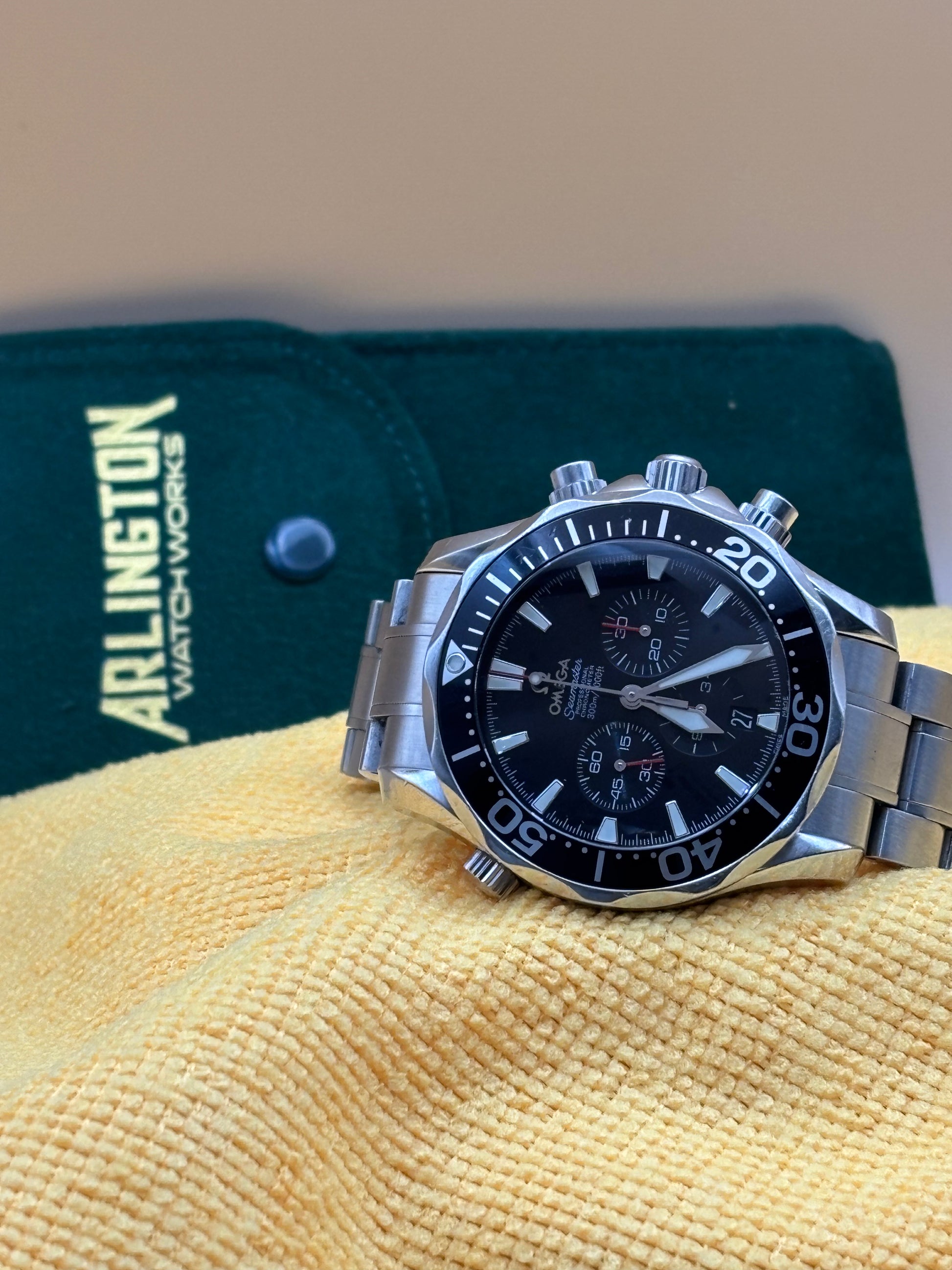 Omega Seamaster Chronograph with steel bracelet