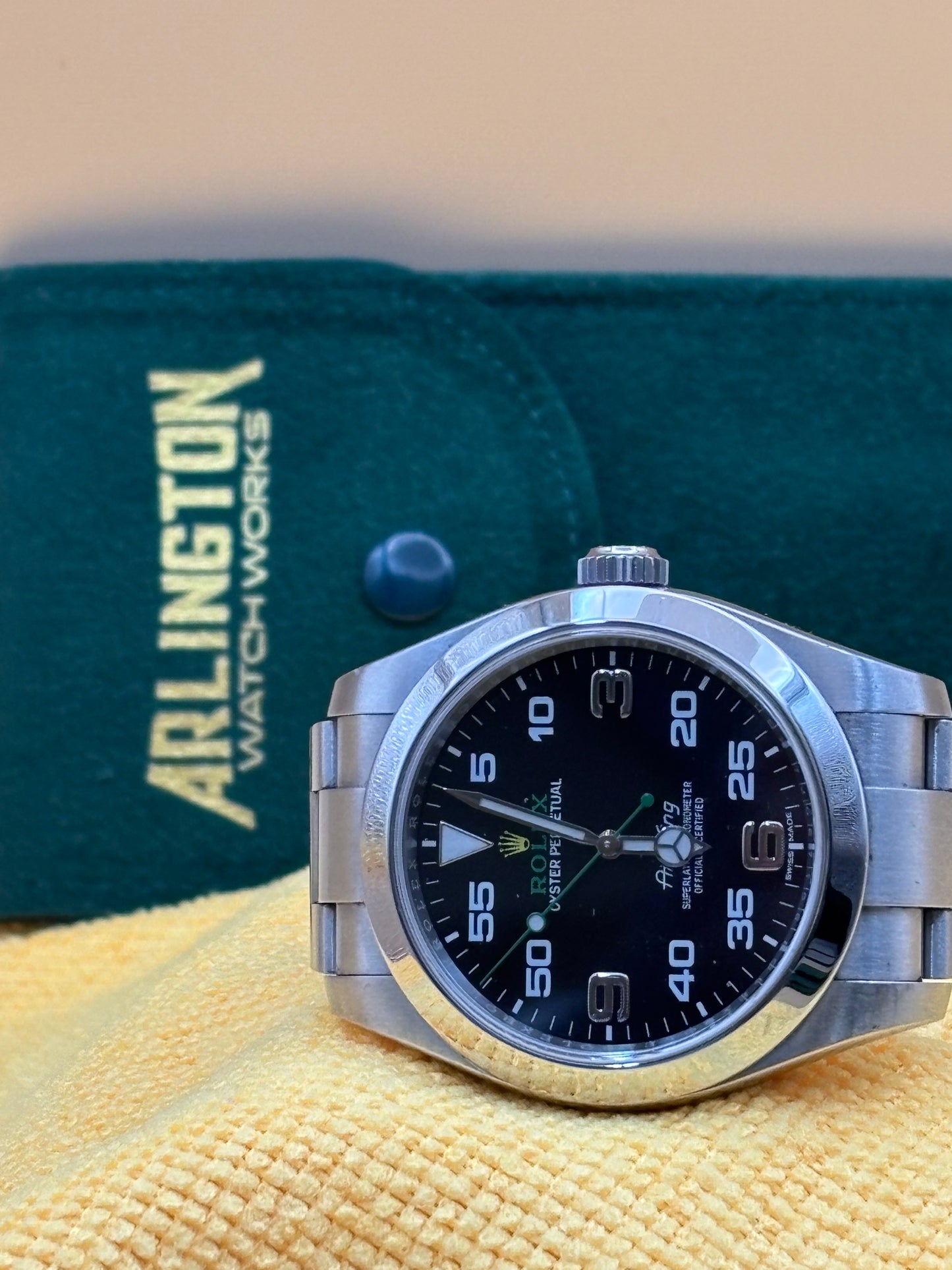 Rolex Air-King with an oster bracelet.