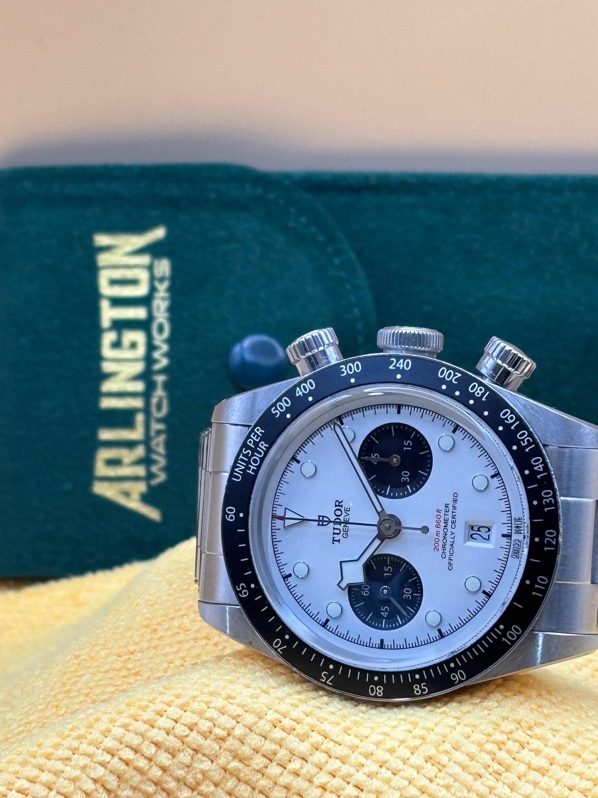 Tudor Black Bay Chrono DOR o steel bracelet.