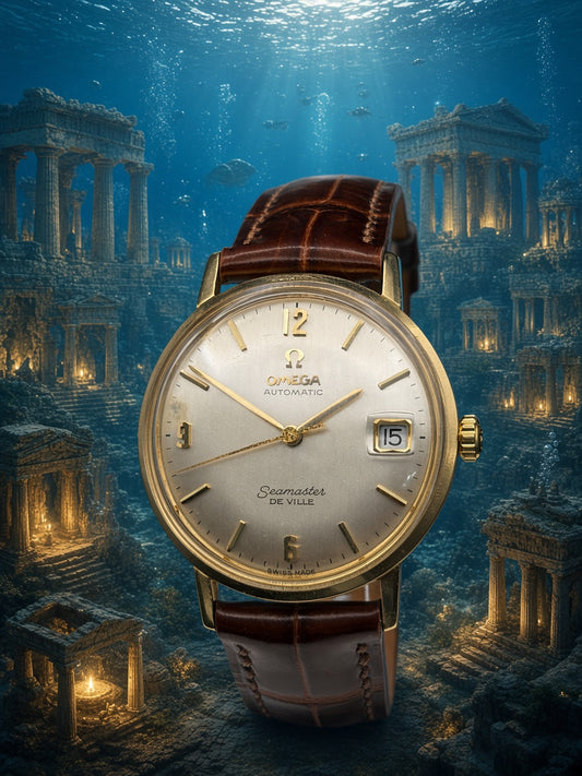 Omega Sea Master DeVille Vintage 1960s 18k