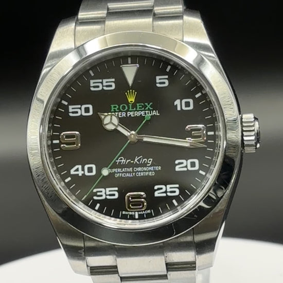 Rolex Air-King with a steel oyster bracelet