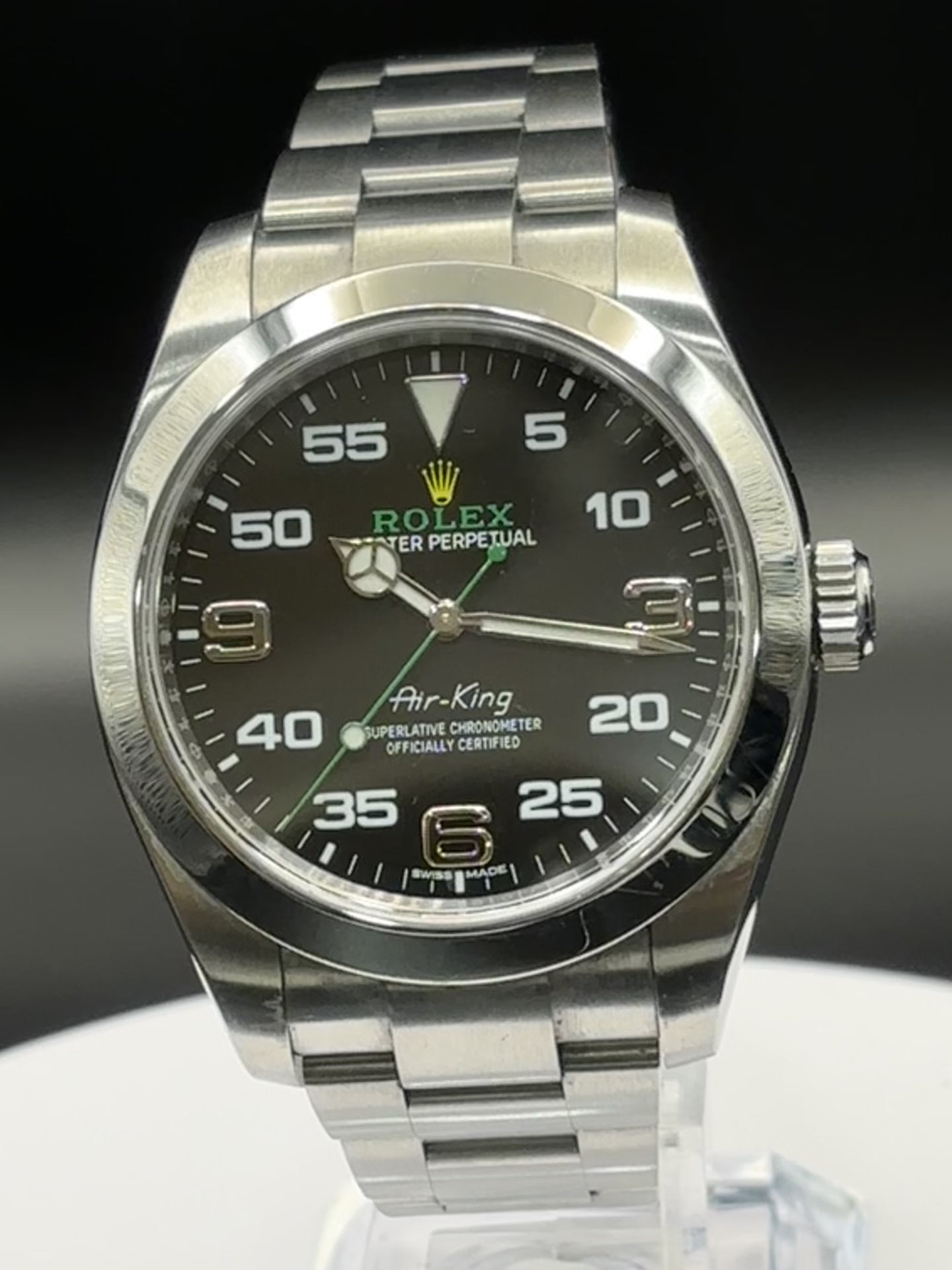 Rolex Air-King with a steel oyster bracelet